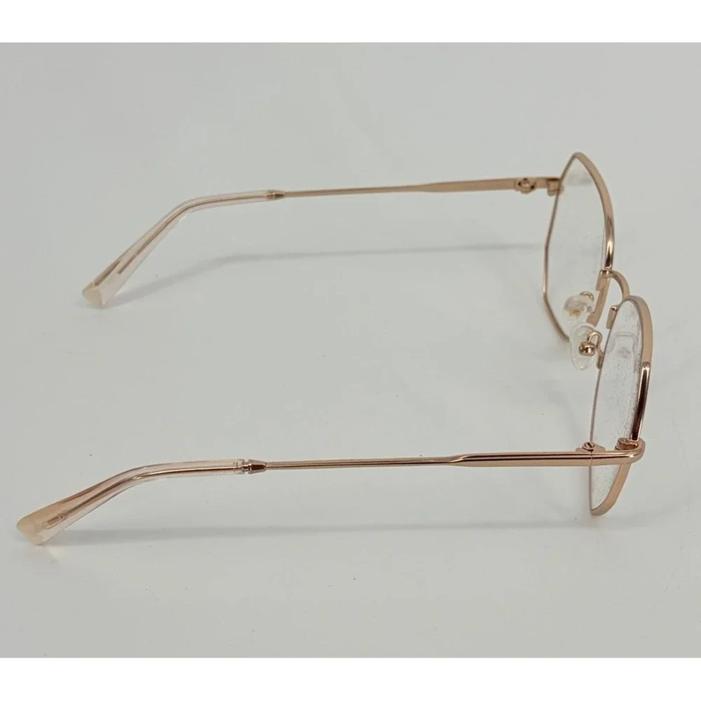 Kendall and Kylie Joanna Eyeglasses Frames Wire Rim Rose Gold 52-18-140